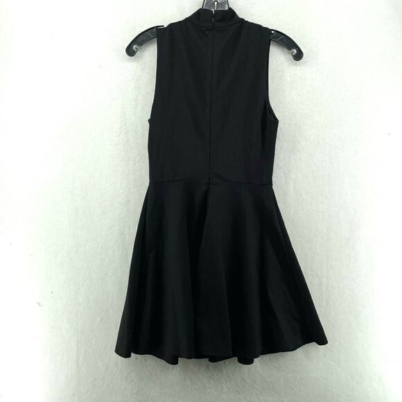 Lulus A-Line Dress Women's Sz S Black Loving You is Easy Keyhole Choker Neck - Picture 2 of 10